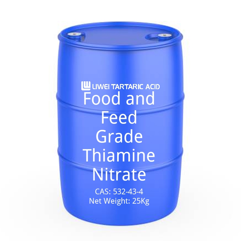 Food and Feed Grade Thiamine Nitrate-cas-532-43-4