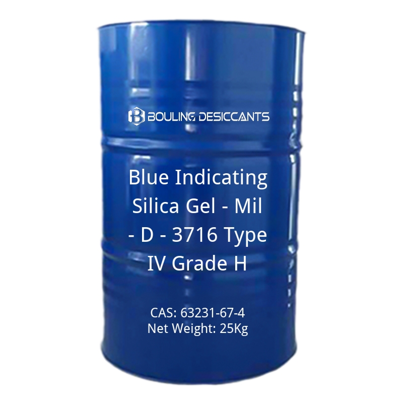 Blue Indicating Silica Gel - Mil - D - 3716 Type IV Grade H-cas-63231-67-4 Blue Indicating Silica Gel - Mil - D - 3716 Type IV Grade H-cas-63231-67-4