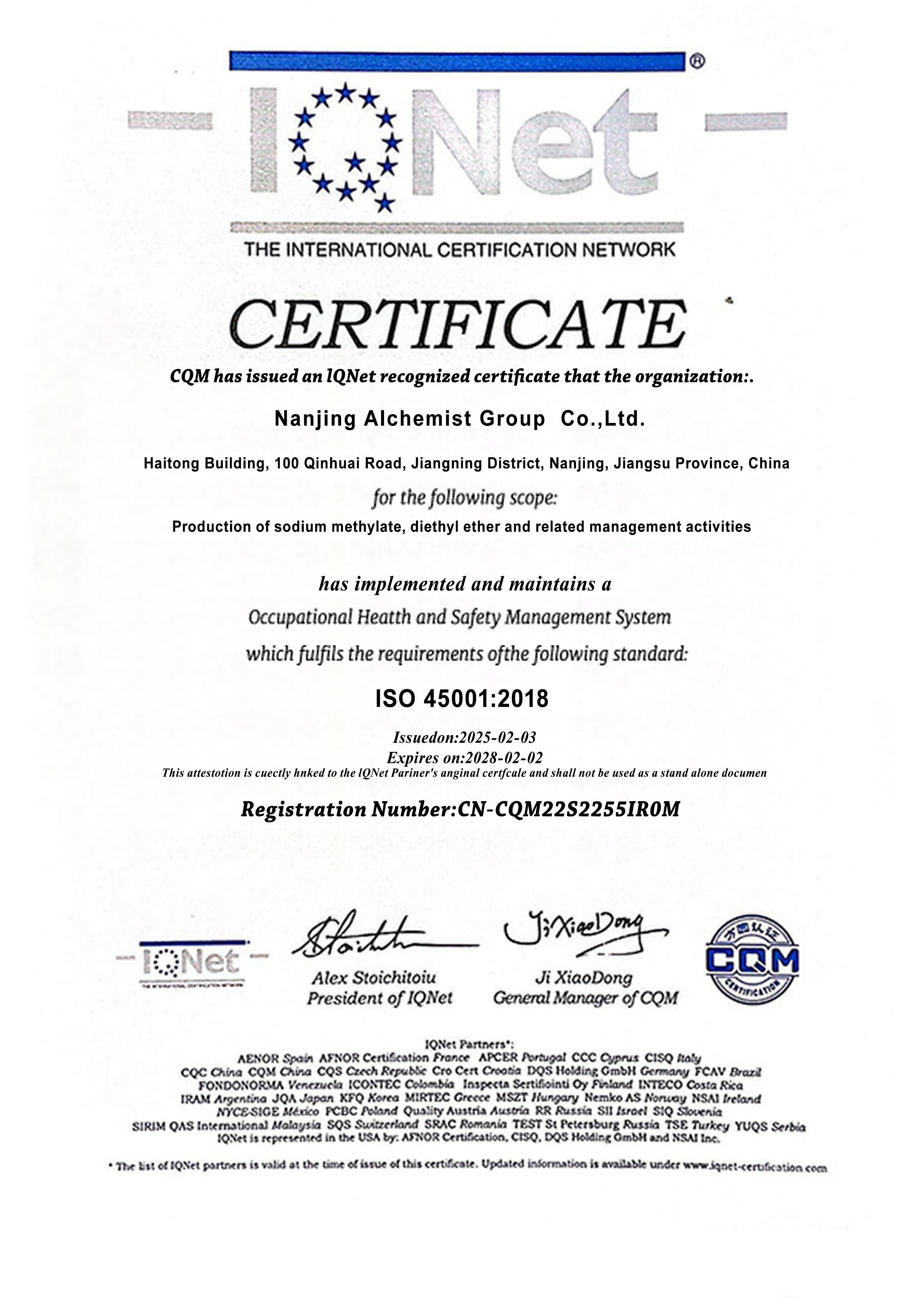 Adress Chemical