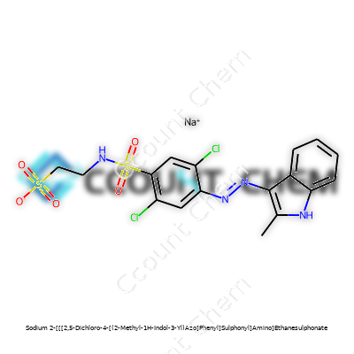 Sodium 2-[[[2,5-Dichloro-4-[(2-Methyl-1H-Indol-3-Yl)Azo]Phenyl]Sulphonyl]Amino]Ethanesulphonate
