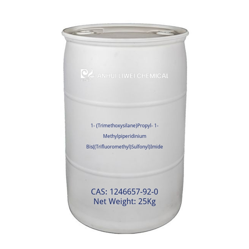 1-(Trimethoxysilane)Propyl-1-Methylpiperidinium Bis((Trifluoromethyl)Sulfonyl)Imide-cas-1246657-92-0