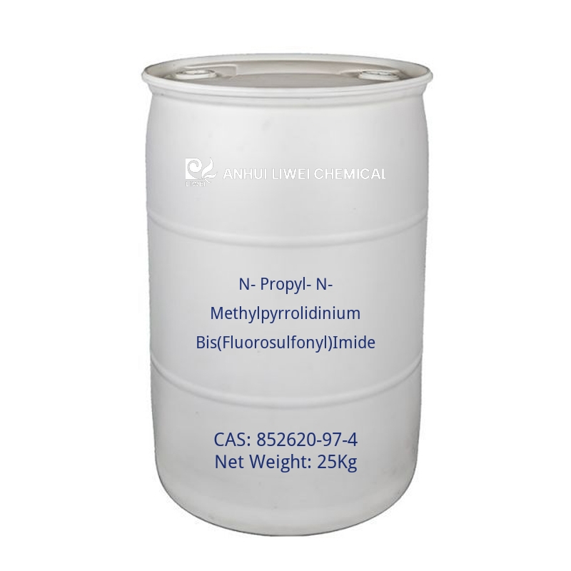N-Propyl-N-Methylpyrrolidinium Bis(Fluorosulfonyl)Imide-cas-852620-97-4 N-Propyl-N-Methylpyrrolidinium Bis(Fluorosulfonyl)Imide-cas-852620-97-4