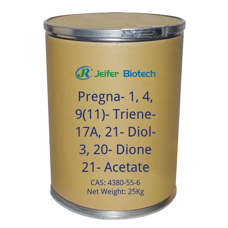 Pregna-1,4,9(11)-Triene-17A,21-Diol-3,20-Dione 21-Acetate-cas-4380-55-6
